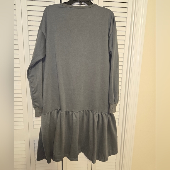 Amazon Women's L Long Sleeve Sweatshirt Dress - Picture 8 of 12